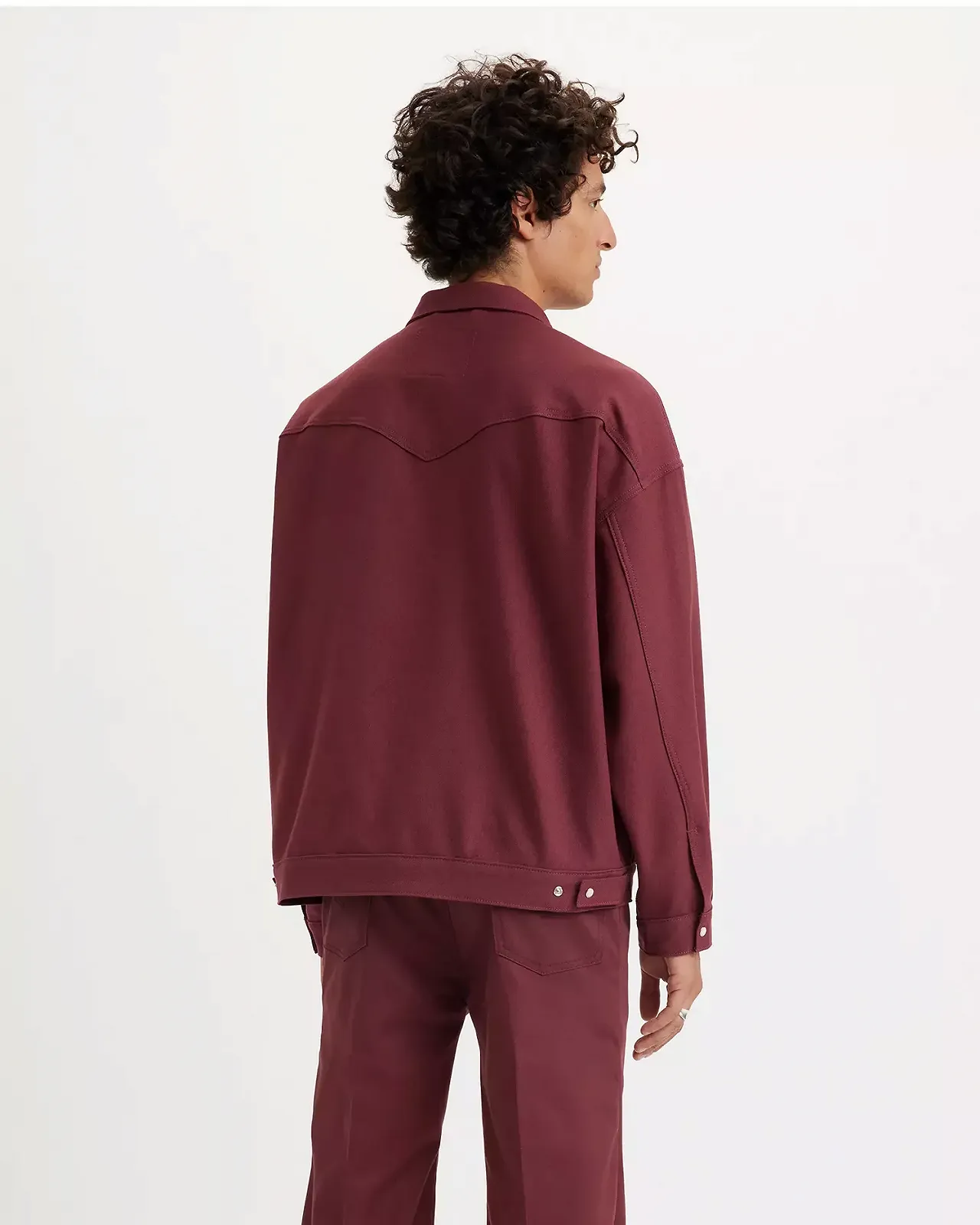 Мужская куртка Levis - Western Trucker C Red Mahogany - L, фото №3