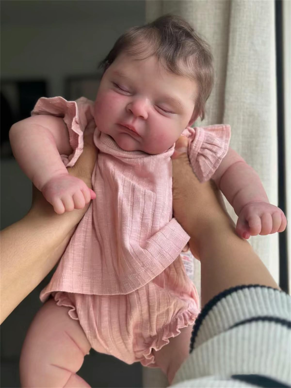 Кукла Anano Reborn Baby Полностью силиконовая Реалистичная 20 дюймов Мальчик для детей от 3 лет, фото №4