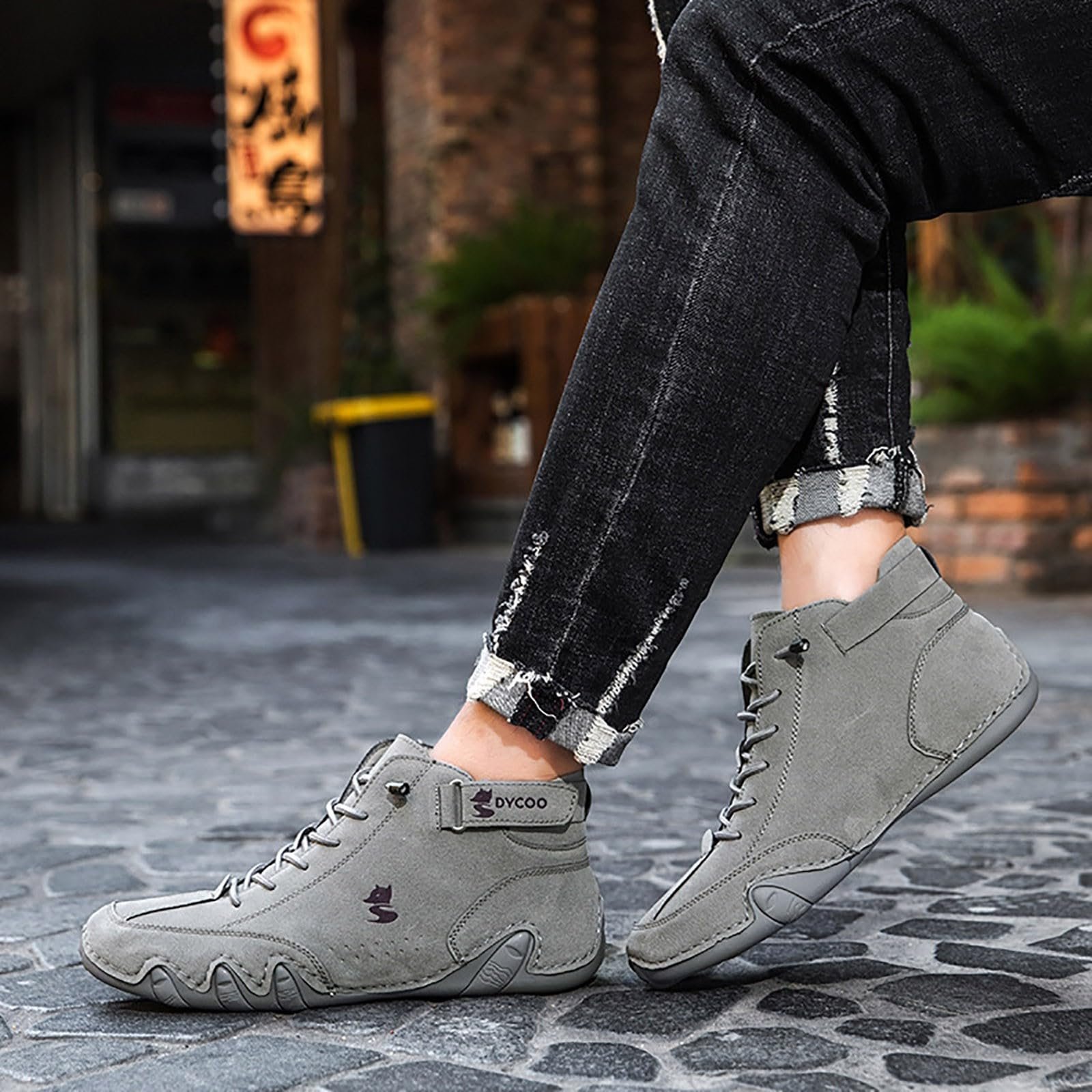 Ботинки Lvnsdknerse для ходьбы босиком, кожаные, высокие альпака, ковбойские, итальянские, водонепроницаемые, для лодки, с пальцами, унисекс, размер, фото №2 Ботинки Lvnsdknerse для ходьбы босиком, кожаные, высокие альпака, ковбойские, итальянские, водонепроницаемые, для лодки, с пальцами, унисекс, размер, фото №2