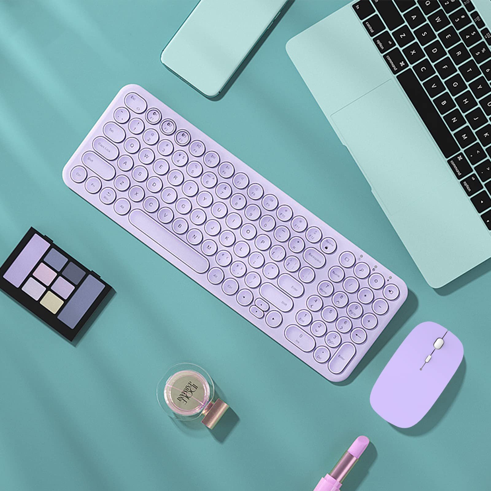 Миша Bluetooth ANEWISH Purple, фото №4