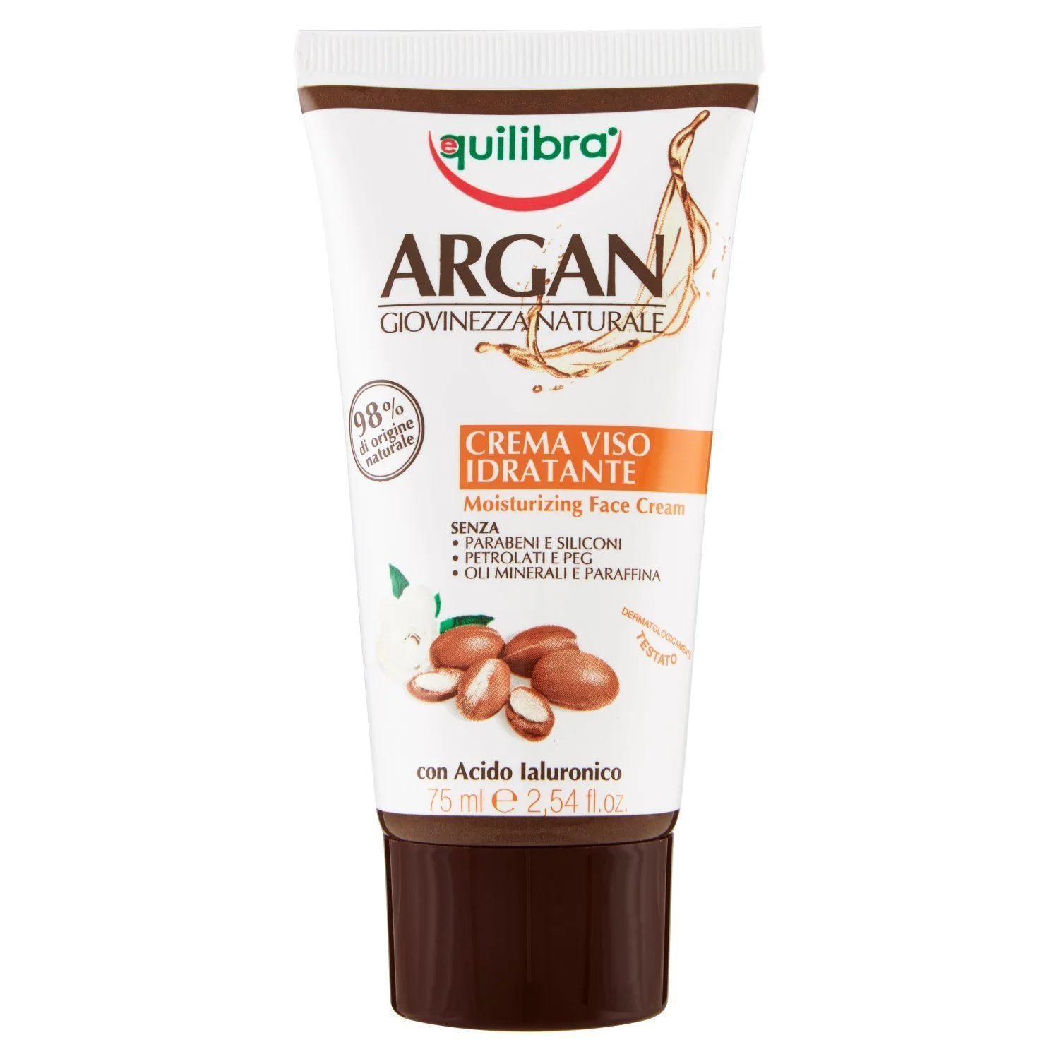 Зволожувальний крем для обличчя EQUILIBRA Argan 75 мл, фото №1 Зволожувальний крем для обличчя EQUILIBRA Argan 75 мл, фото №1