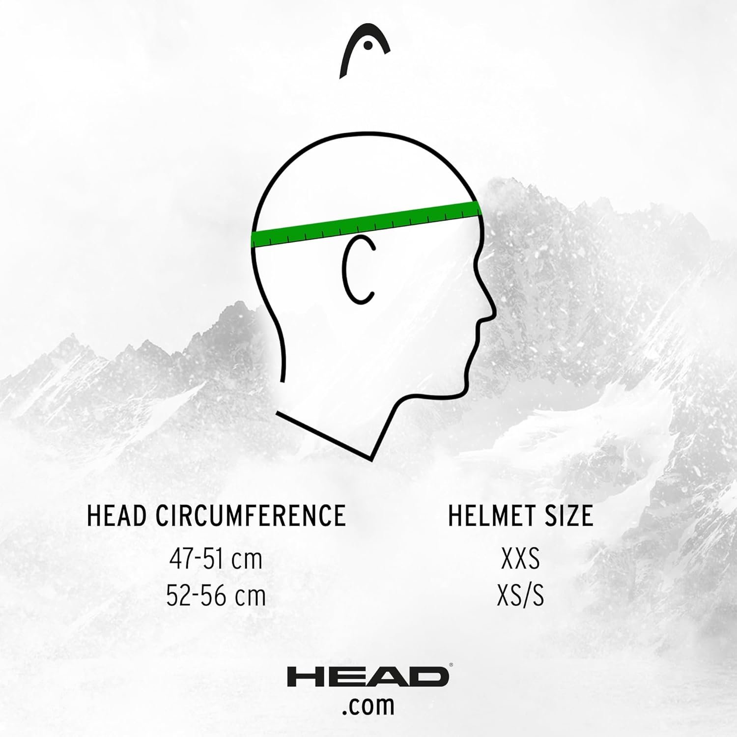 Горнолыжный шлем HEAD MOJO Visor XS/S (52-56) Black, фото №3