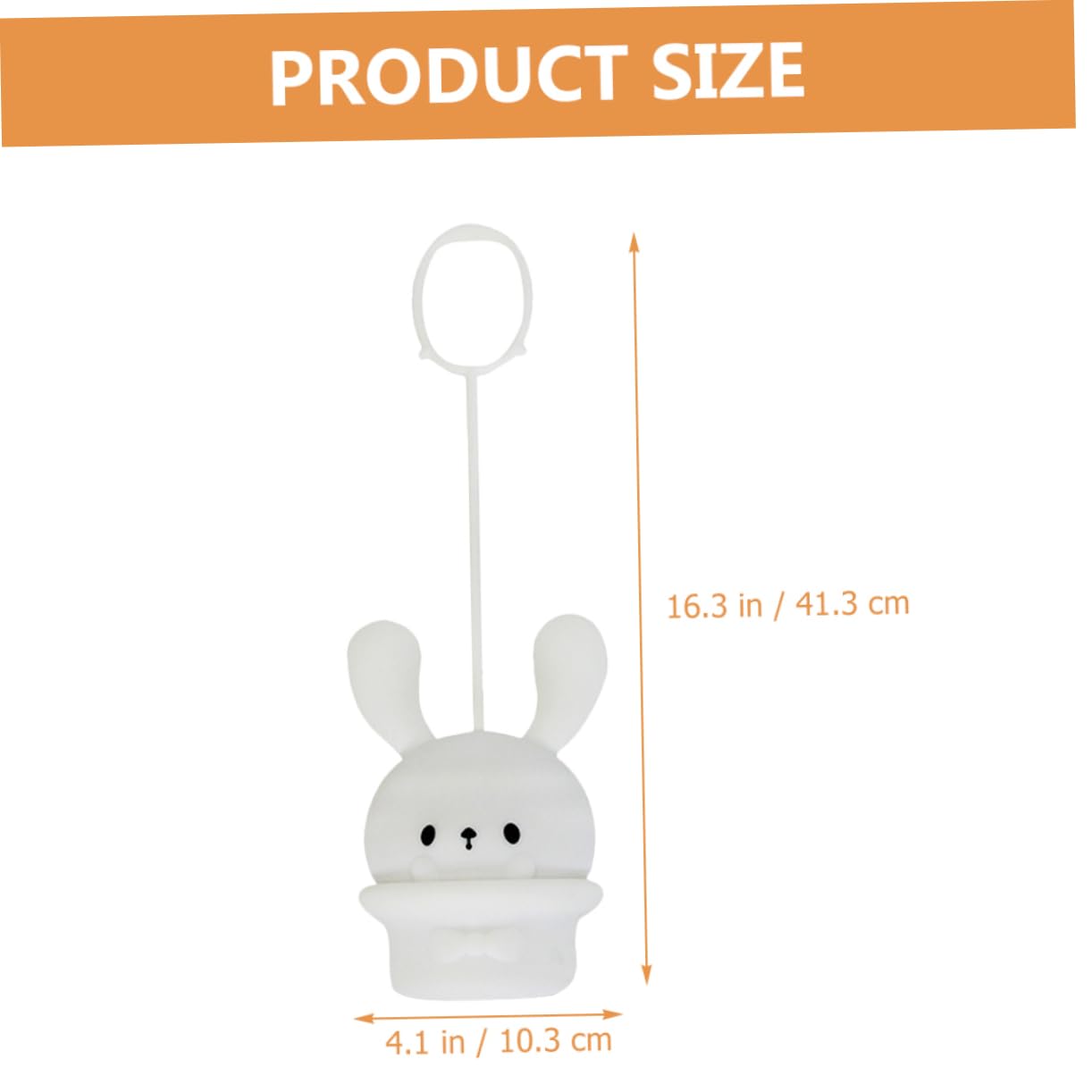 Лампа OSALADI Longear Rabbit из силикона Белый, фото №3