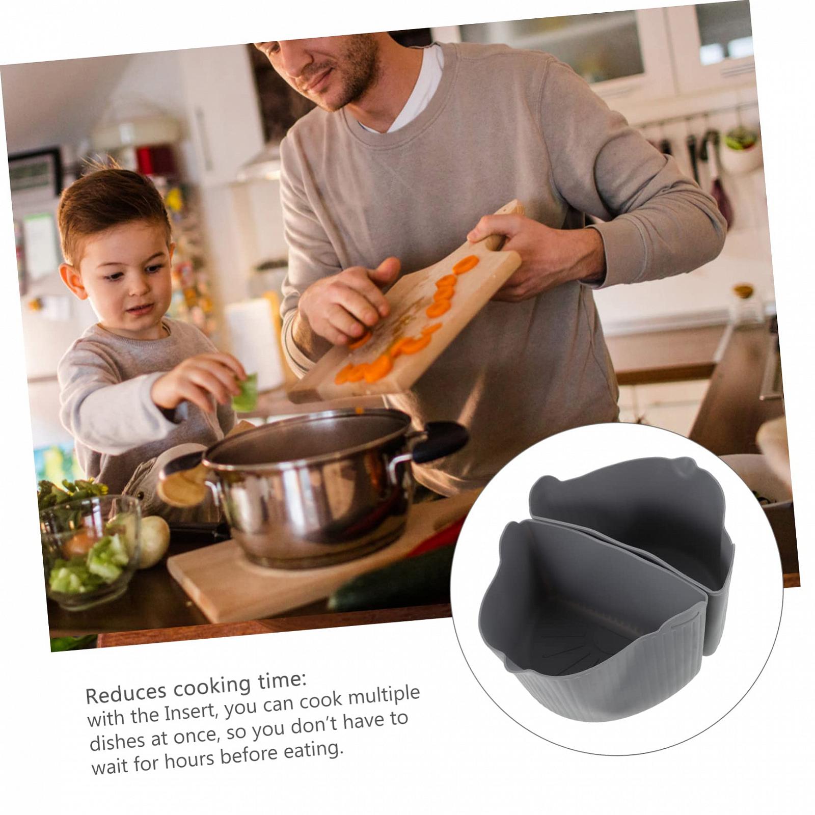 Вставка IMIKEYA 1 Satz Медленный варочный прибор Овальный Силиконовая Многоцелевой Вставка, фото №4 Вставка IMIKEYA 1 Satz Медленный варочный прибор Овальный Силиконовая Многоцелевой Вставка, фото №4