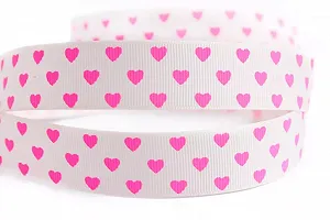 Купити Лента репсовая Лентомания 25 мм кремовая с розовыми сердцами GRSGRN25PNKHRT - Фото 1 Лента репсовая Лентомания 25 мм кремовая с розовыми сердцами GRSGRN25PNKHRT - Фото 1