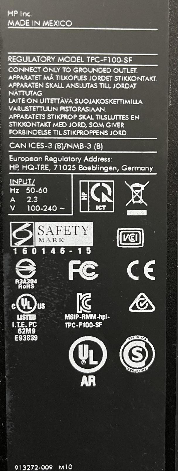 Настольный ПК HP EliteDesk 800 G3 SFF - Intel Core i5-6500 @ 3.2 ГГц - 8GB DDR4 RAM - 256GB SSD - Windows 10 Professional (восстановленный), фото №2 Настольный ПК HP EliteDesk 800 G3 SFF - Intel Core i5-6500 @ 3.2 ГГц - 8GB DDR4 RAM - 256GB SSD - Windows 10 Professional (восстановленный), фото №2