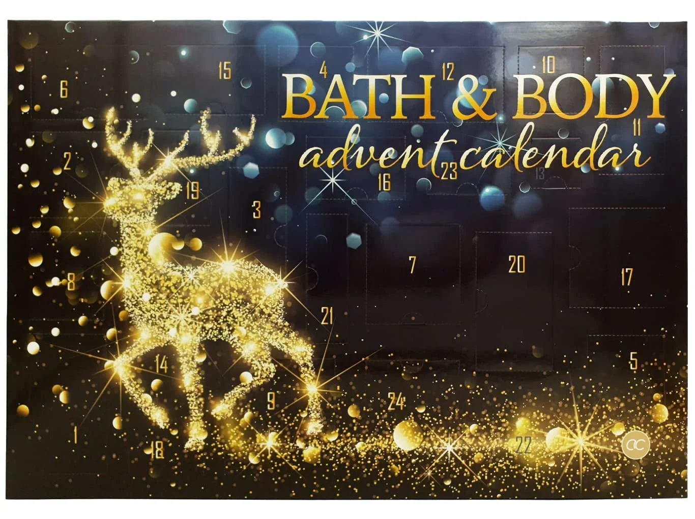 Календар-адвент Жіночий Wellness Glitter Deer Косметика та засоби особистої гігієни Різдвяний календар, фото №1