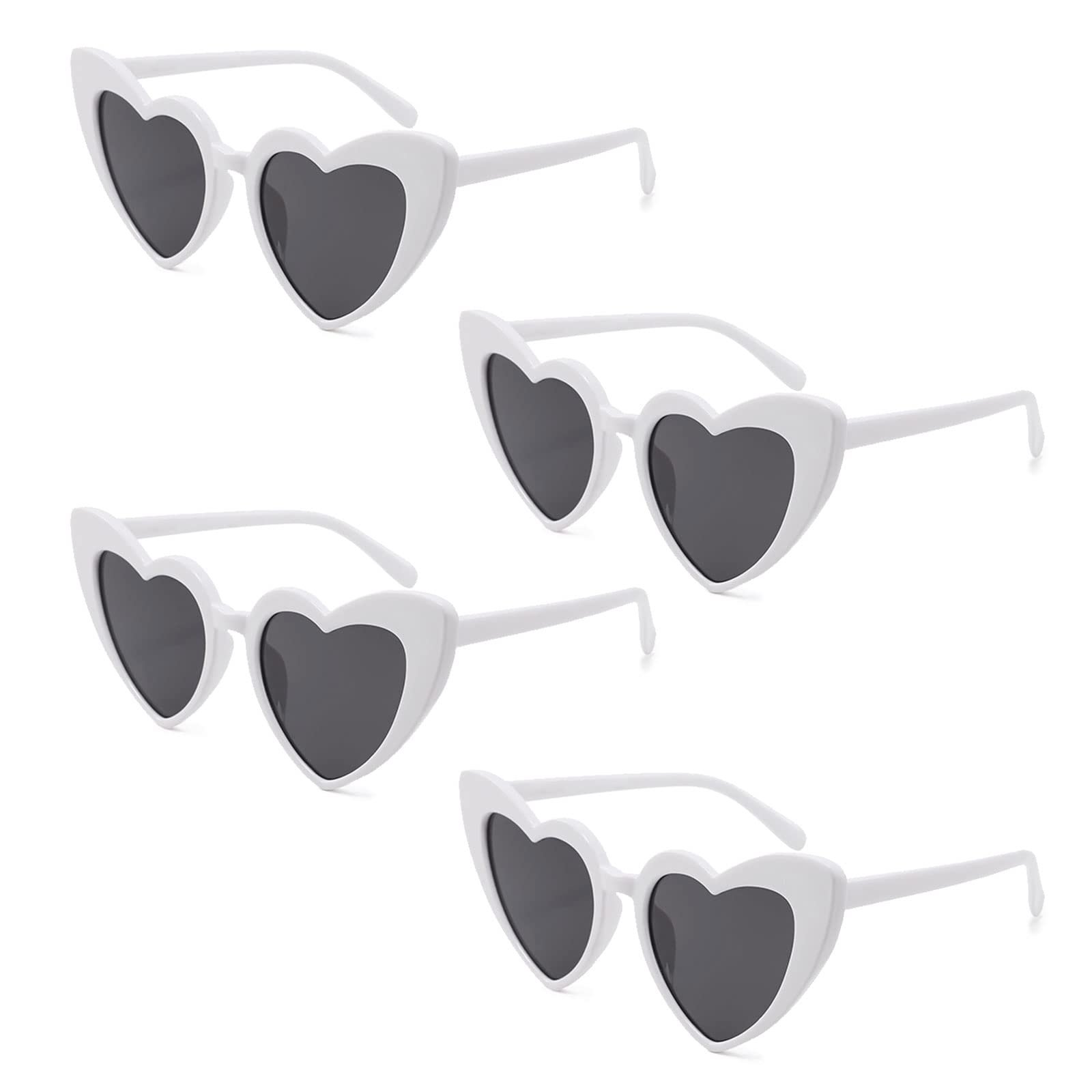 Сонцезахисні окуляри у формі серця TSHAOUN Вінтаж, 4 шт., фото №1