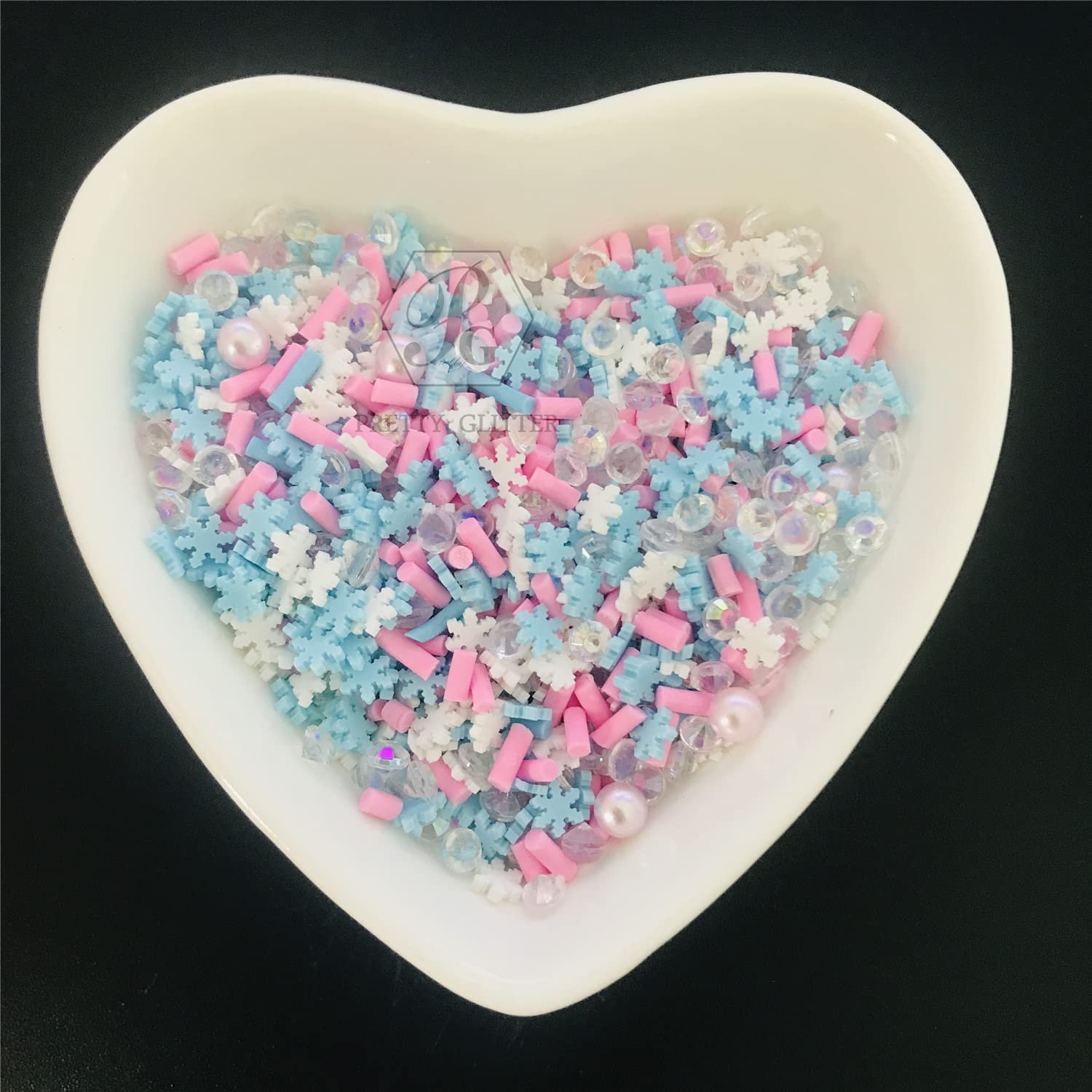 Диски Рождественская снежинка XRT-W05 Полимерная мягкая глина DIY украшение для смолы ногтей искусства слайм набор DIY торт десерт имитация еды ремесло изготовление XRT-W05, фото №5