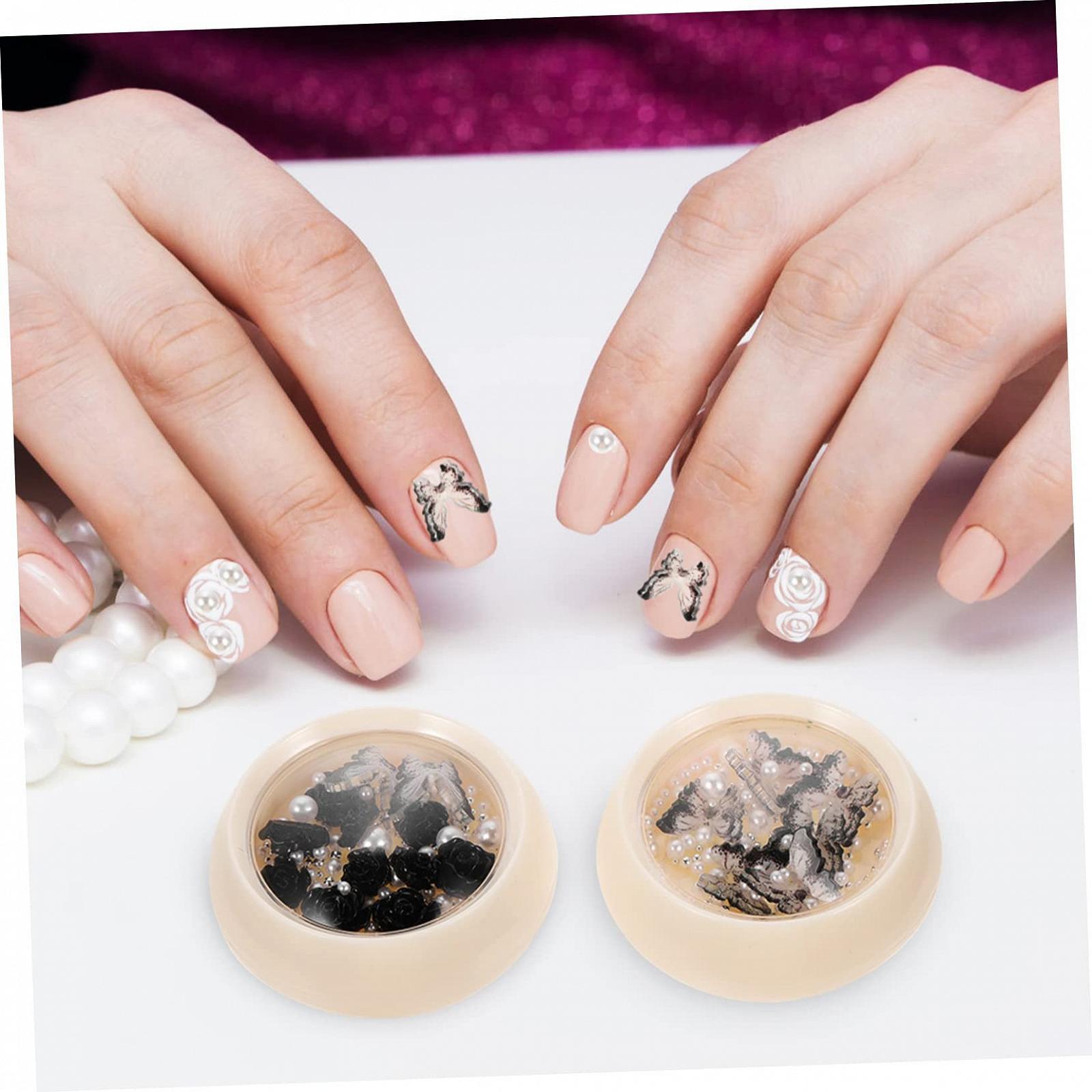 Украшения для ногтей, бриллиант для ногтей, 4 коробки, украшения для ногтей, наклейки, драгоценные камни, подвеска для ногтей в форме цветка, драгоценные камни для ногтей, смола для самостоятельного изготовления, фото №5