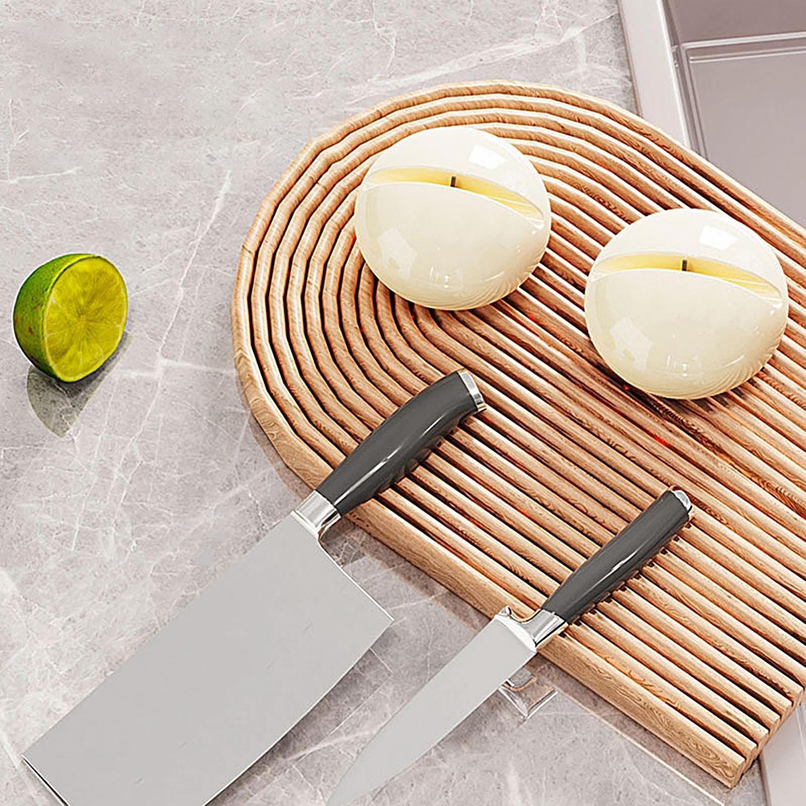 Точилка для ножей Knife Sharpener A ручная из вольфрамовой стали для кухонных и садовых ножей, фото №8