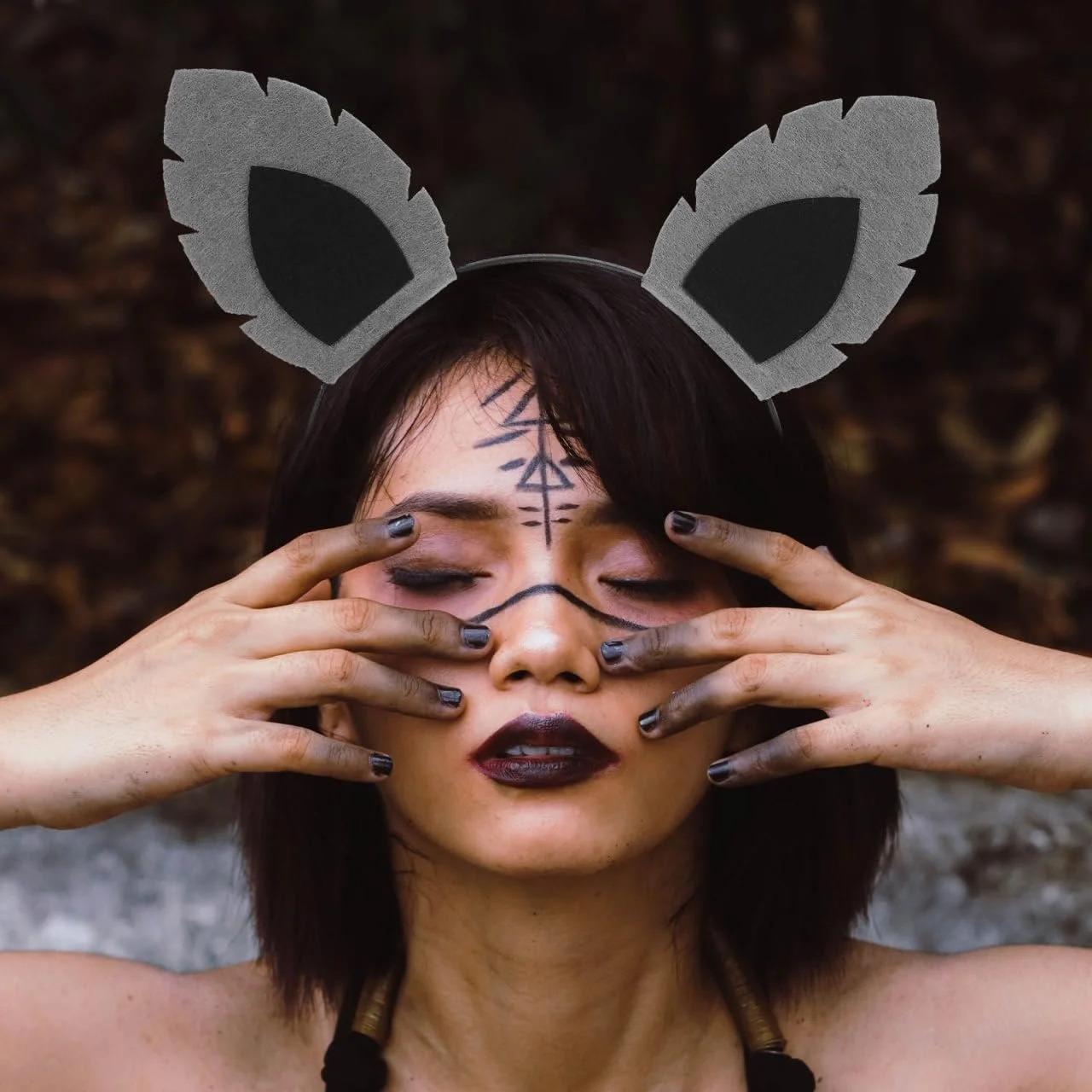 Обруч на голову Вовк FRCOLOR Сірий, фото №3