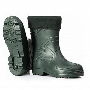 Ботинки CLIMBR Ultralight Lined Wellington Boots Мужские EVA Thermo 40-49 Тёплые Короткий голенище Зимние Рабочие с утеплителем - Фото 1