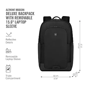 Рюкзак для ноутбука Victorinox Altmont Modern Deluxe 15.6 дюйма Black ціна на synthetic.ua - Фото 1 Рюкзак для ноутбука Victorinox Altmont Modern Deluxe 15.6 дюйма Black synthetic.ua - Фото 1