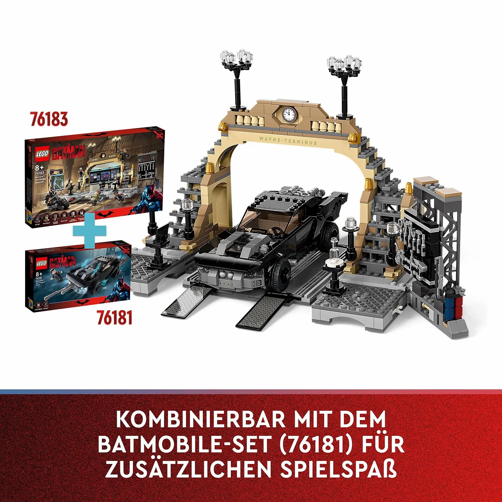 Конструктор LEGO DC Batman Бетпещера: Поединок с Загадочником 76183, Игровой набор супергероев с игрушечным мотоциклом для детей от 8 лет, с фигурками Женщины-кошки и Альфреда, фото №6