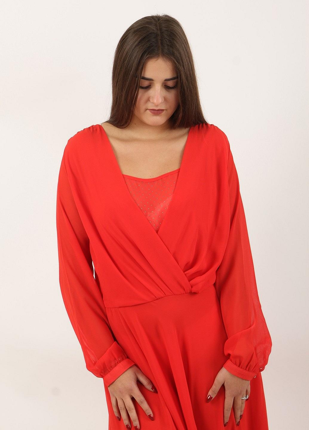 Платье Enna Levoni M Красный (ND-3785-2-Red), фото №6 Платье Enna Levoni M Красный (ND-3785-2-Red), фото №6