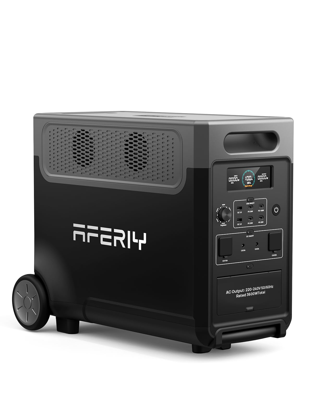 Портативна електростанція AFERIY Solar 3600 Вт 400 Вт панель 3840 Вт·год LiFePO4 акумулятор, фото №7