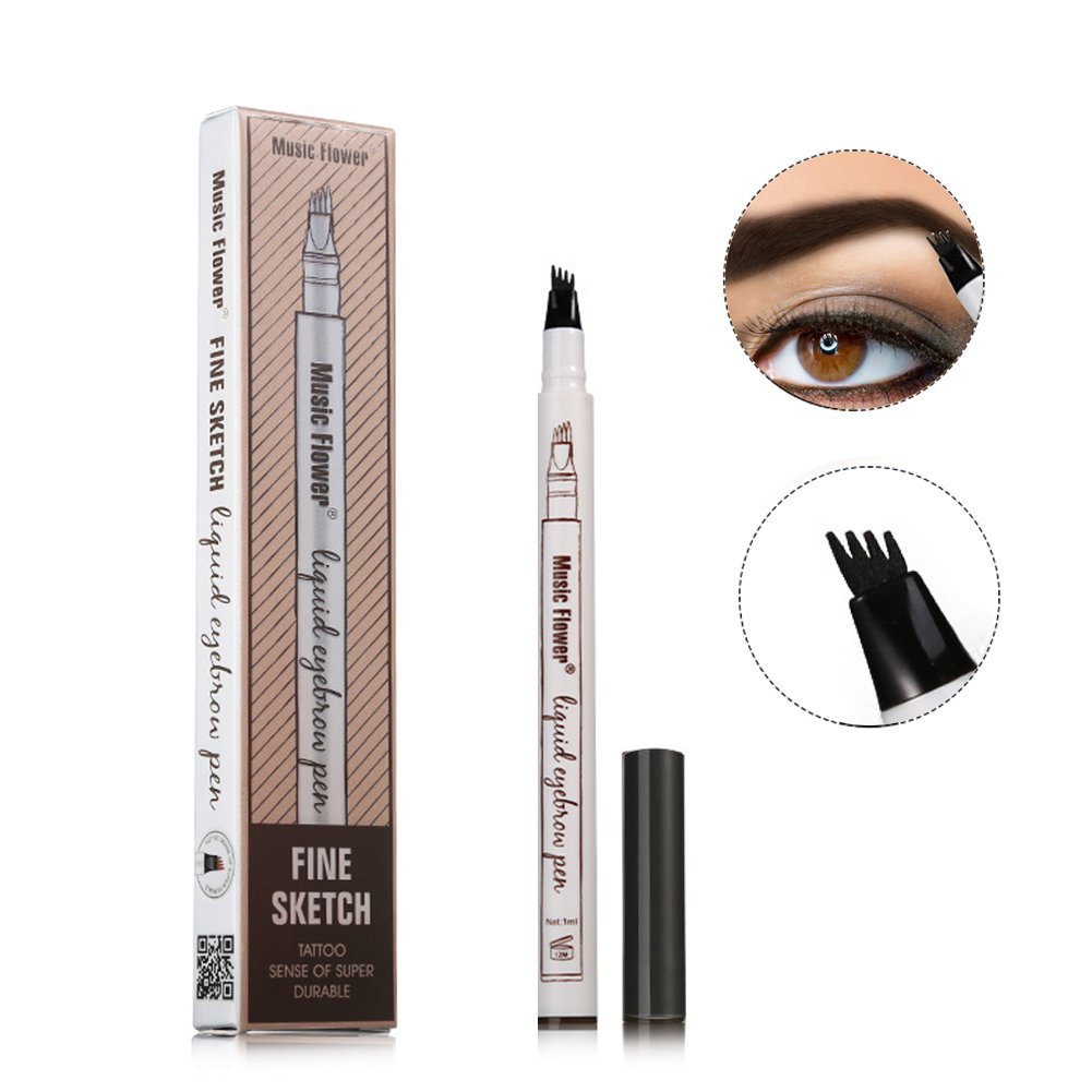 Олівець Turelifes 4 Tips Tattoo Eyebrow Pencil Long-Lasting Waterproof Brow Gel, фото №4 Олівець Turelifes 4 Tips Tattoo Eyebrow Pencil Long-Lasting Waterproof Brow Gel, фото №4