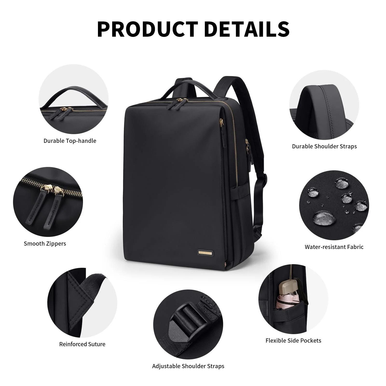 Рюкзак для ноутбука жіночий 14 дюймів Multifunctional Casual Daypack, фото №3 Рюкзак для ноутбука жіночий 14 дюймів Multifunctional Casual Daypack, фото №3