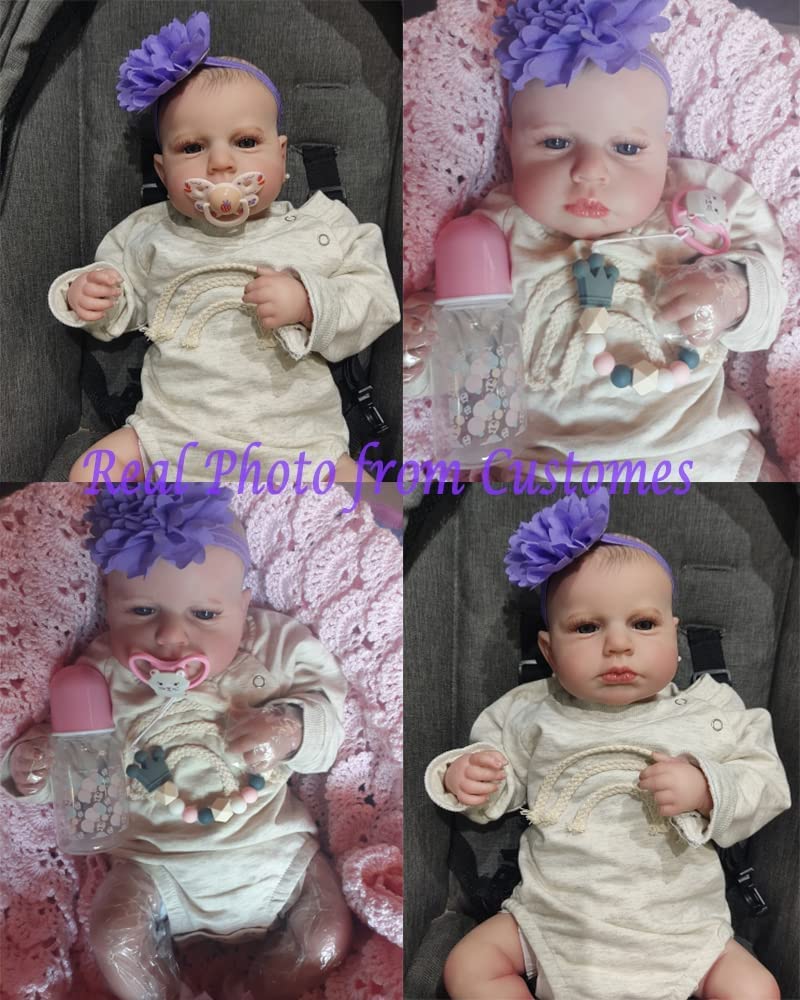 Кукла iCradle Reborn Dolls 20 дюймов 50 см магнитиый пустышка, фото №5