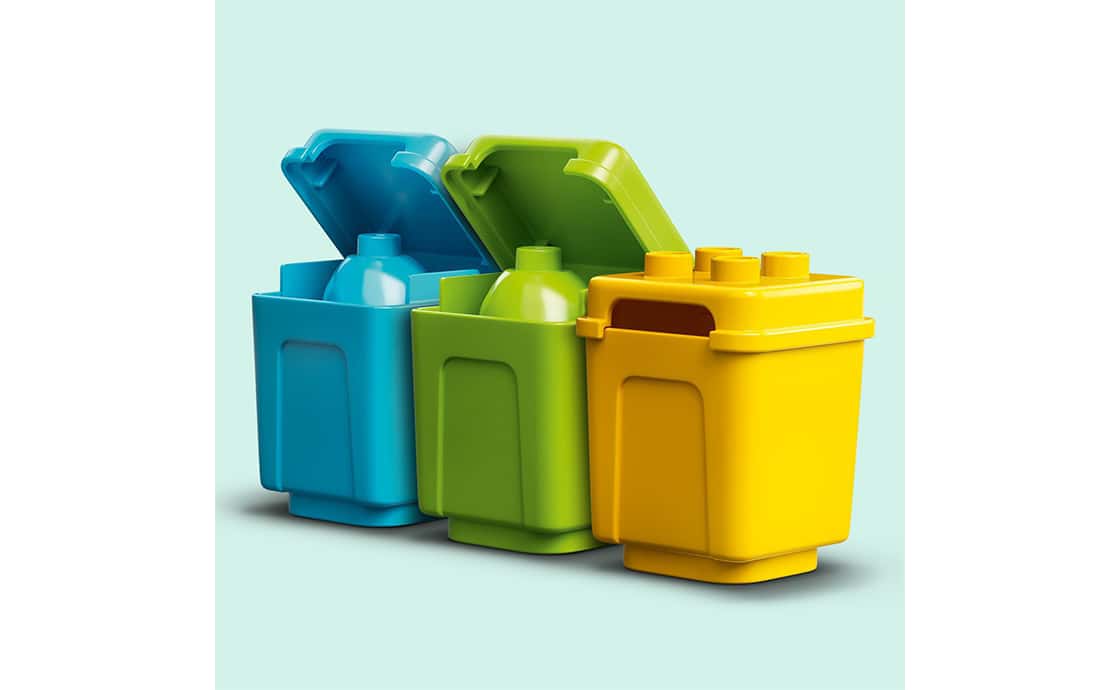 Конструктор LEGO Сміттєвоз і сміттєпереробка 19 деталей 10945, фото №7