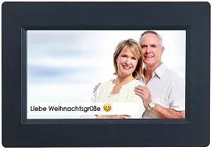 Цифровая фоторамка Somikon 7 Inch IPS Touch Screen WiFi 8 GB synthetic.ua - Фото 1