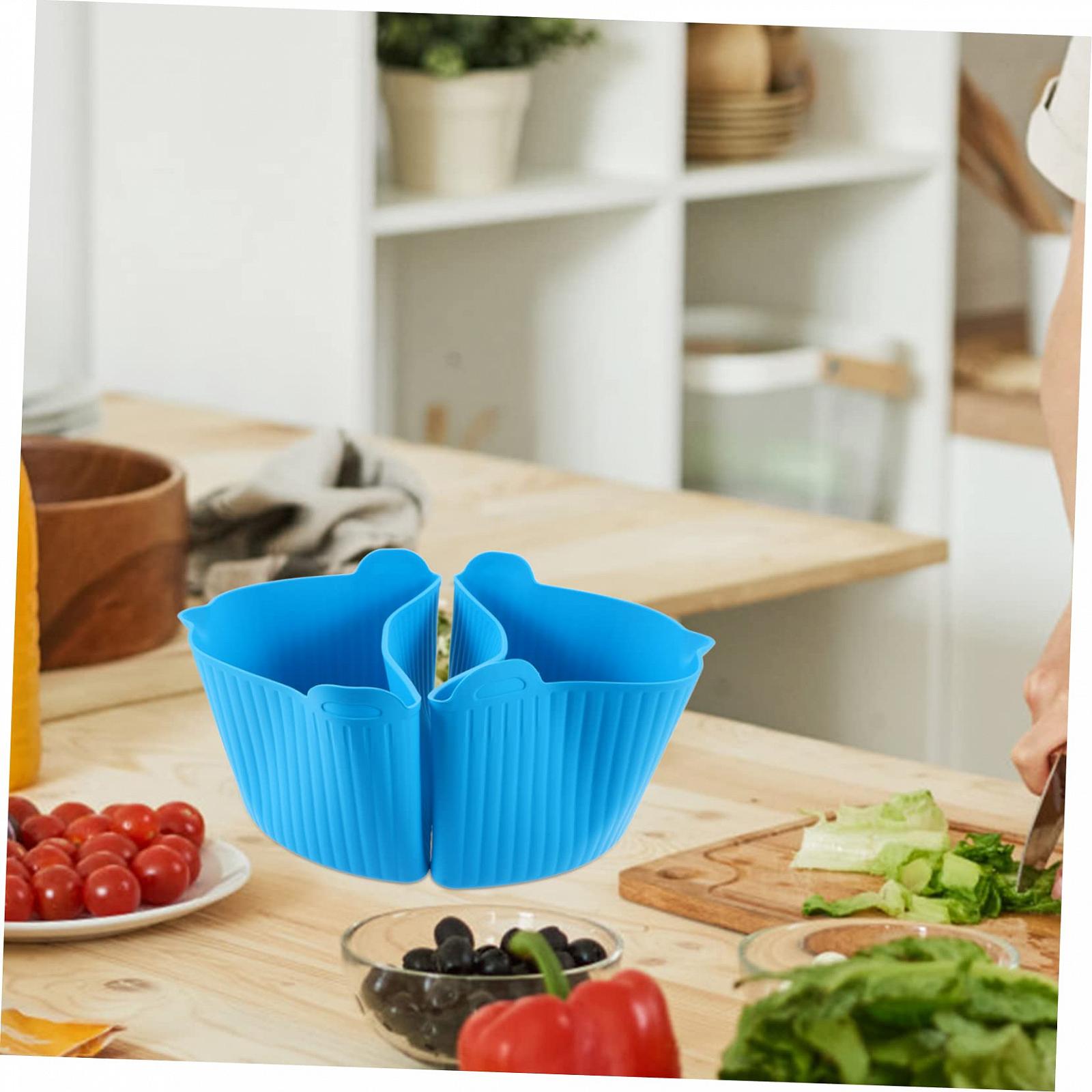 Кухонне приладдя HOMSFOU 1 набір Slow Cooker-liner силіконова вставка безпечні роздільники для варіння силіконова перегородка сіра, фото №2 Кухонне приладдя HOMSFOU 1 набір Slow Cooker-liner силіконова вставка безпечні роздільники для варіння силіконова перегородка сіра, фото №2