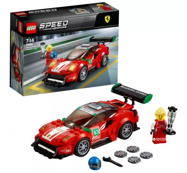 Конструктор LEGO Speed Champions Феррарі 488 GT3 Scuderia Corsa 75886, фото №1