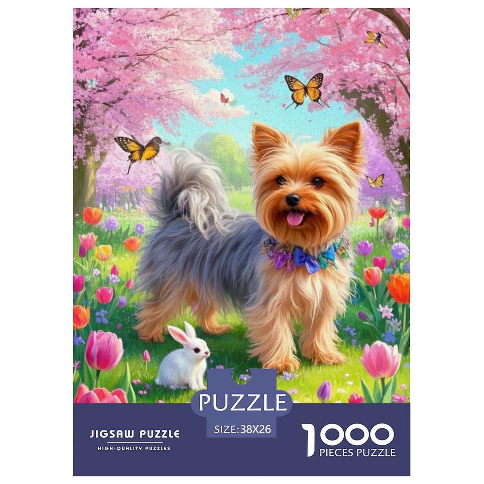 Пазл Yorkshire Terrier 1000 элементов 38 x 26 см, фото №1