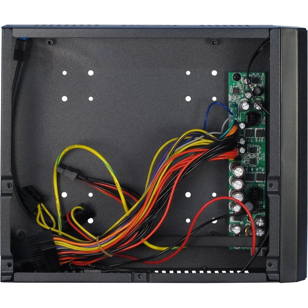 Корпус Inter-Tech JX-500 / Без БЖ / Mini-ITX / USB 3.0 / VESA-mount / Чорний, фото №4 Корпус Inter-Tech JX-500 / Без БЖ / Mini-ITX / USB 3.0 / VESA-mount / Чорний, фото №4