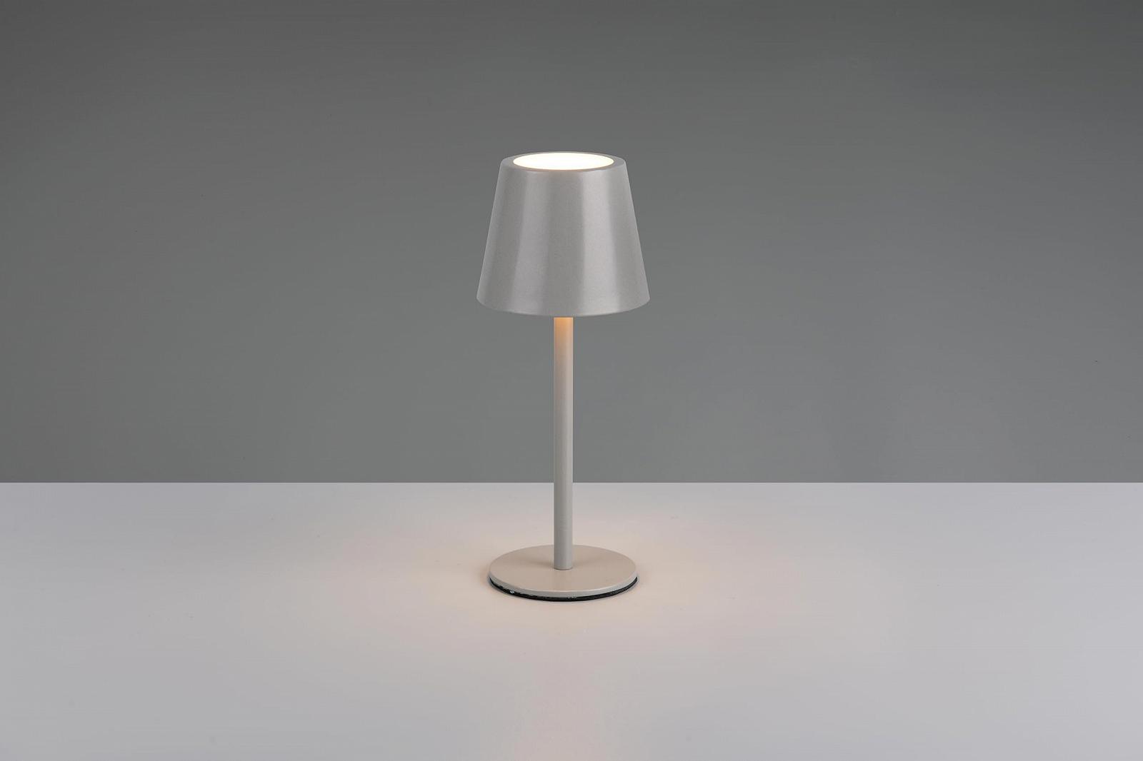 Настільна лампа LED Reality Leuchten Diaz R55961177 Акумуляторна Вулична 1.6 Вт Ultimate Grey, фото №2