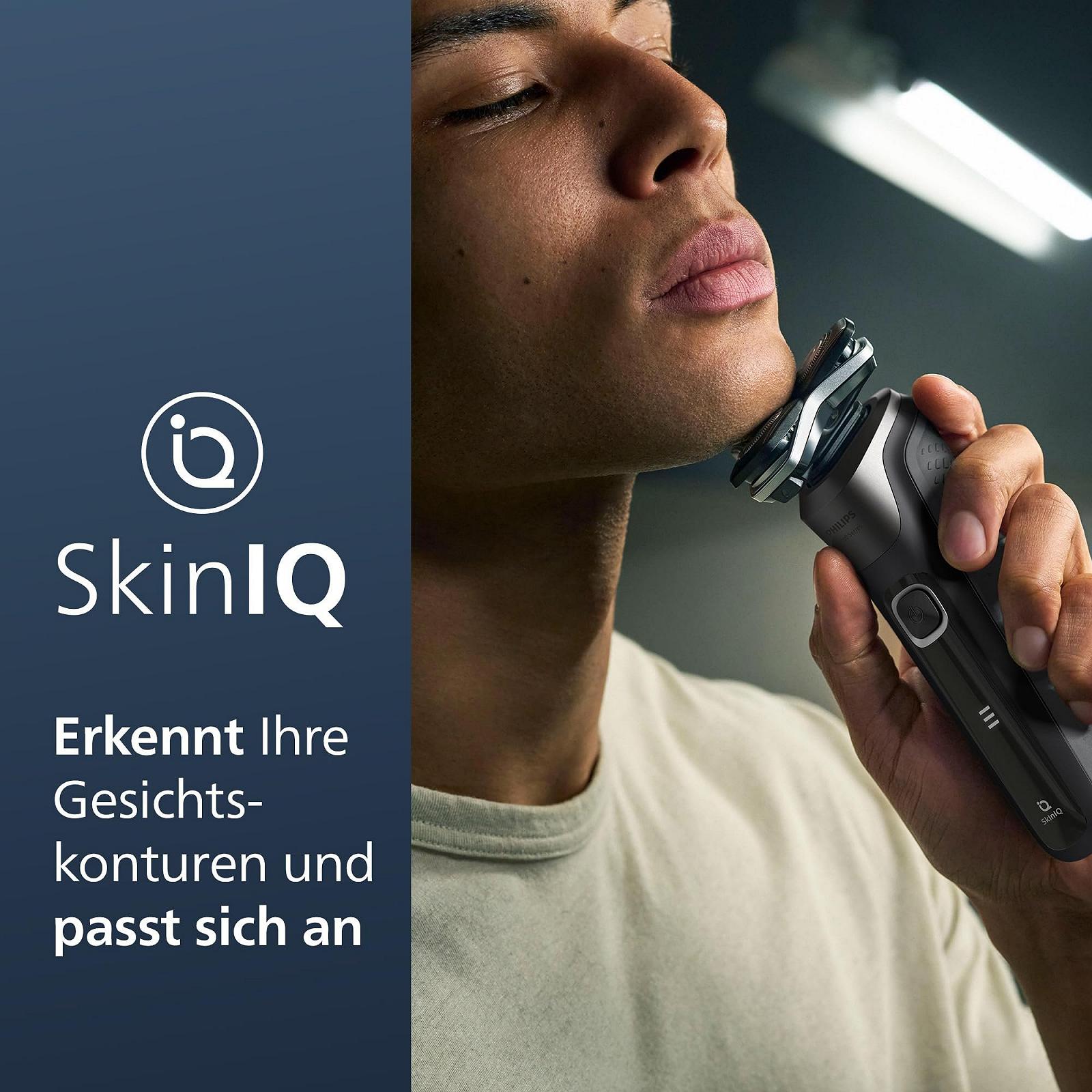 Електробритва Philips Series 5000 S5887/13 SkinIQ Карбоновий сірий, фото №3 Електробритва Philips Series 5000 S5887/13 SkinIQ Карбоновий сірий, фото №3