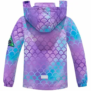 Дитяча дощова куртка з капюшоном для весни та осені synthetic.ua - Фото 1