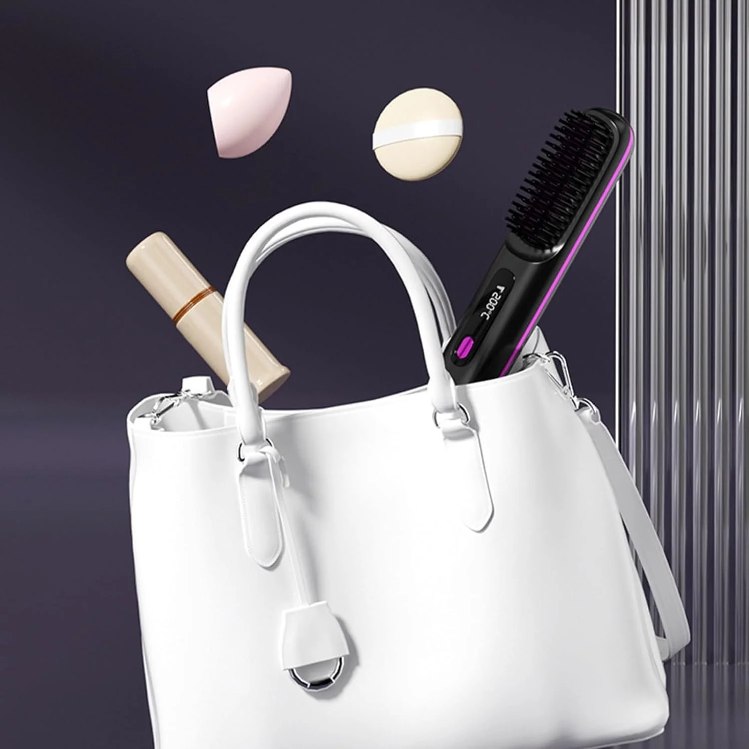 Випрямляч-щітка Go Brush Pro Бездротовий Міні Рожевий, фото №7 Випрямляч-щітка Go Brush Pro Бездротовий Міні Рожевий, фото №7