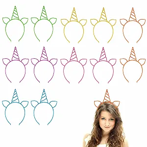 Обруч на голову Ріг Єдинорога Дитячий - Фото 1