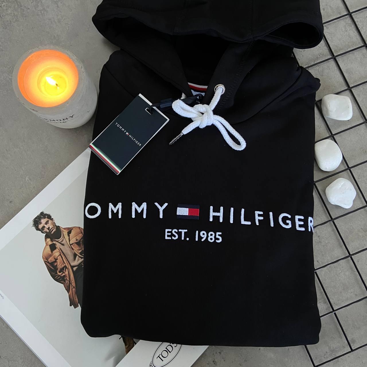 Мужское худи черное Tommy Hilfiger Lux кофта мужская с капюшоном томми хилфигер, фото №3 Мужское худи черное Tommy Hilfiger Lux кофта мужская с капюшоном томми хилфигер, фото №3