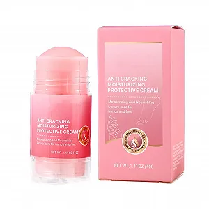 Бальзам для п'ят Живильний пом'якшувальний з масажним роликом 40 мл проти сухої та потрісканої шкіри - Фото 1