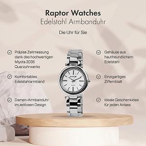 Женские часы Raptor Аналоговый RA10124 synthetic.ua - Фото 1