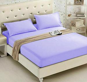 Наматрасник однотонный Luxuriöser, однотонный, дышащий, легкий, однотонный - Фото 1