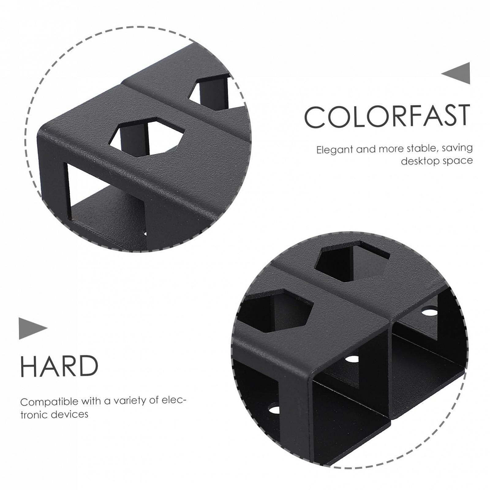 Держатель для ноутбука NOLITOY Настольный держатель для планшета Аксессуары для хранения Для кабинета Черный, фото №4