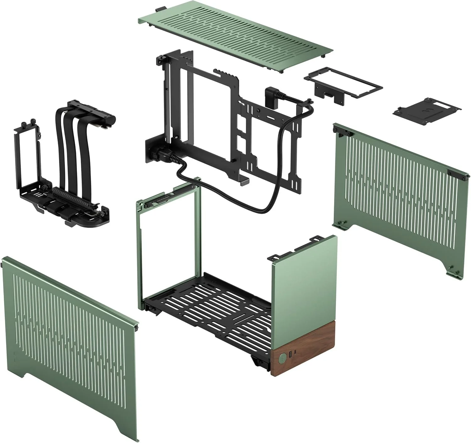 Корпус для ПК Fractal Design Terra Jade / Без БЖ / Зелений, фото №11
