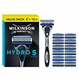 Бритва Wilkinson Sword Hydro 5 с 13 сменными лезвиями и триммером - Фото 1
