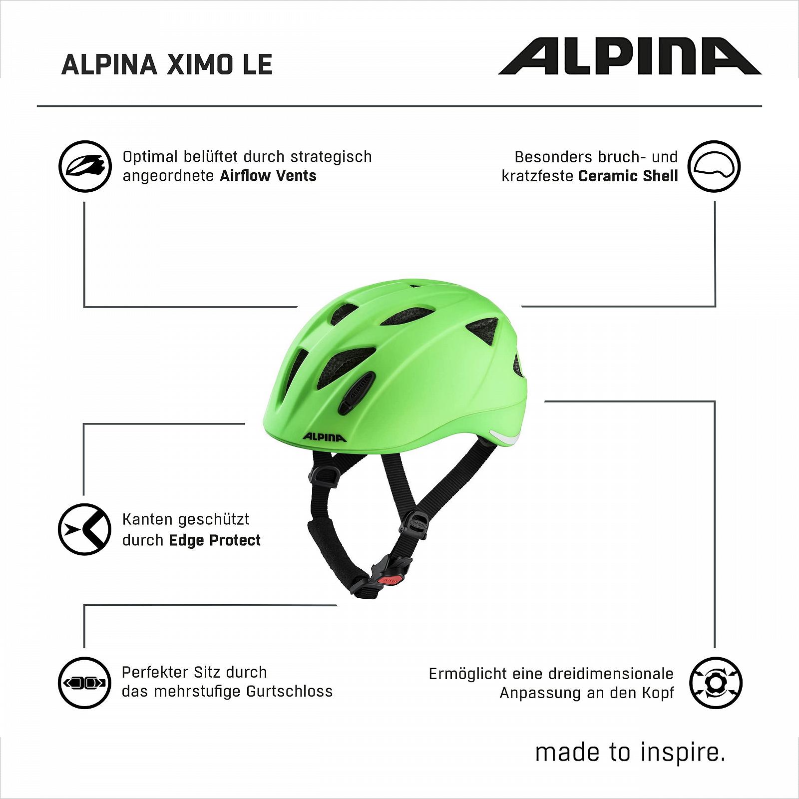 Шлем велосипедный ALPINA XIMO L.E. 49.0 - 54.0 см, фото №6