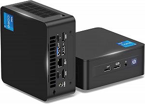 Мини ПК Intel NUC 12 Pro Kit NUC12WSH / Intel Core i5-1240P / RAM 16GB / SSD 512GB / 2 х HDMI / LAN / Wi-Fi 6 / Bleutooth 5.3 / Windows 11 / Black - Фото 1