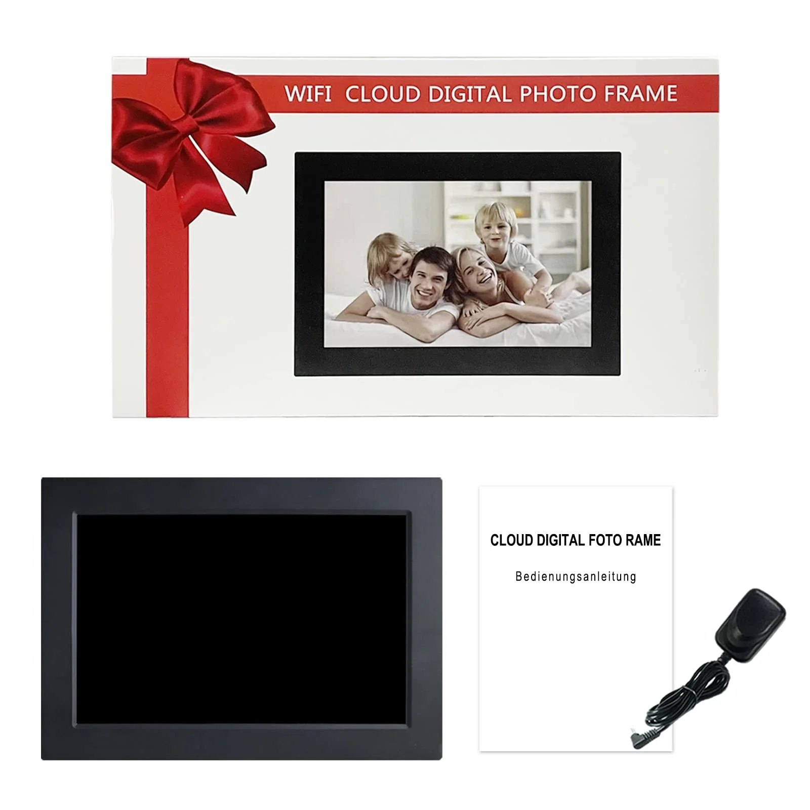 Цифровая фоторамка Frameo WiFi 10.1 дюйма 1920 x 1200 HD Touchscreen 16 GB Настенная, фото №3