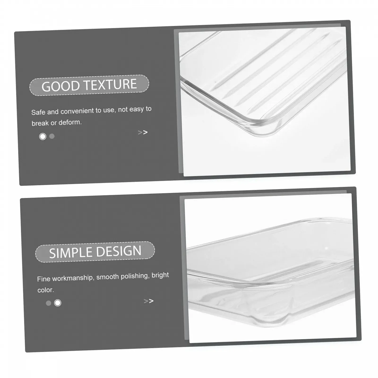 Форма для запекания термостойкая стеклянная с двойными ручками большая, фото №5