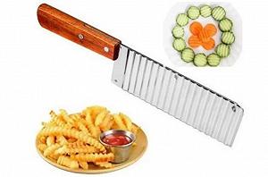 Нож для волнистой нарезки картошки фри и овощей Frico RU-018 30 см - Фото 1