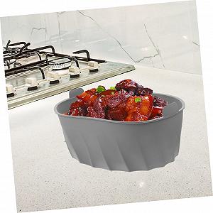 Вставка PRETYZOOM 6-7qt Slow Cooker Воздушная фритюрница Медленноварка Нескользящая Разделитель Вставка Практическая synthetic.ua - Фото 1