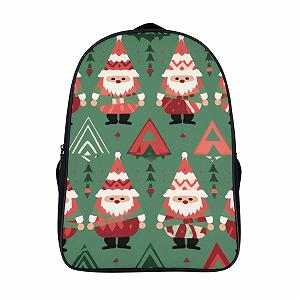 Шкільний рюкзак RSIUUODNF Christmas для хлопчиків та дівчаток, підлітків, водонепроникний, для жінок та чоловіків, для ноутбука, 40 x 28 x 16 см, стиль-1 - Фото 1