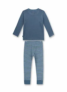 Пижама Sanetta Махровая Синяя для мальчиков synthetic.ua - Фото 1